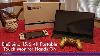 EleDuino 156 4K Portable Touch Monitor MageDok [upl. by Skantze654]