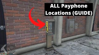 ALL 31 Payphone Locations Guide  GTA Online quotThe Contractquot DLC [upl. by Olinde]