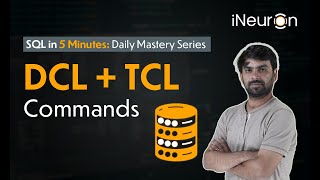 What are DCL and TCL Commands in SQL  SQL Tutorial [upl. by Nylime]