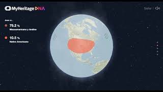 MyHeritage DNA results  Mexican ¿100 mexicano [upl. by Narhet]