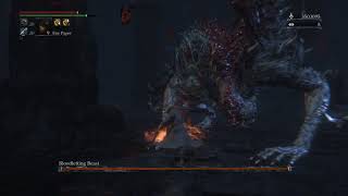 Bloodborne Depth 5 Bloodletting Beast speed kill [upl. by Yelroc]