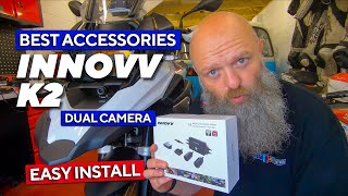 INNOVV K2 Motorcycle Dash Cam  Easy Step by Step Install Guide via Hex eZcan [upl. by Ferro588]