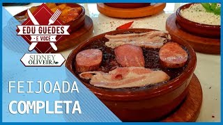 Aprenda a preparar feijoada couve refogada e farofa de mandioca [upl. by Dona]