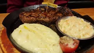 Woodhouse Grill Bangladesh  Sirloin Steak  Rib Eye Steak  Best Steak in Dhaka  Food Tour 2021 [upl. by Linetta]