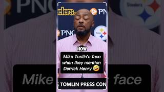 🤣🤣MIKE TOMLINS FACE WHEN THEY MENTION DERRICK HENRY miketomlin derrickhenry steelers ravens [upl. by Suilienroc170]