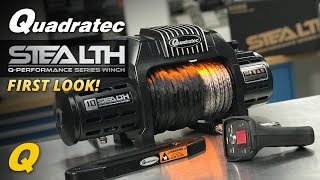 Quadratec QPerformance Series Stealth Winch for Jeep Wrangler  First Look [upl. by Lednar]