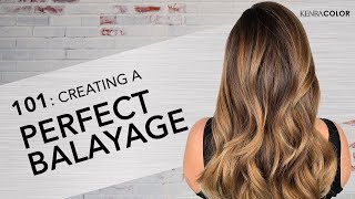 101 Learning the Basics of Balayage  Kenra Color [upl. by Micah955]