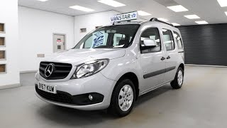 MercedesBenz Citan 109 15 Travelner Metallic Silver 5 Door crewcab  BV67 KUW  VanStar [upl. by Nalym]