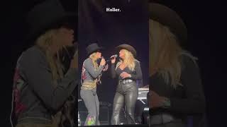 Lainey Wilson amp Miranda Lambert perform unreleased song ‘Good Horses’ live at Vegas Show ❤️‍🔥 [upl. by Harrad929]