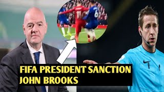 BREAKING NEWS✅ FIFA President Sanctions John Brooks After Controversial Penalty Decision ✅ [upl. by Pedrotti]