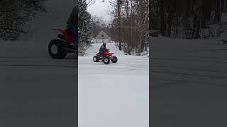 first major snow cam on his 400EX [upl. by Enorahs]