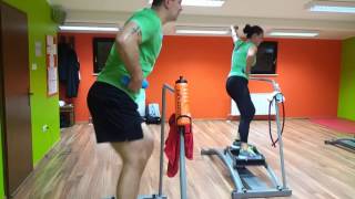 SKI SYSTEM TRAINING  MEDIUM INTENSITY WORKOUTS WITH 2KG WEIGHTS [upl. by Hime]