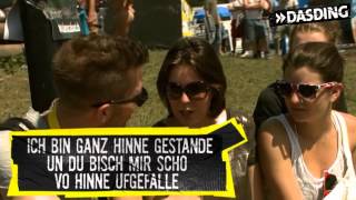 Sprachkurs Schwizerdütsch beim Openair Frauenfeld  Teil 1  DASDING [upl. by Crosse]