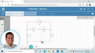 ¿Cómo calcular el equivalente de Thevenin y Norton usando MULTISIM [upl. by Neit]