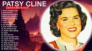 Patsy Cline Greatest Hits 🎶 The Best Of Patsy Cline Songs 🎶 Youre Stronger Than Me 6943 [upl. by Ninazan]