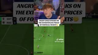 ANGRY GINGE SPEAKS ON THE EXTORTIONATE PRICES OF FOOTBALL TICKETS shorts youtubeshorts fyp lol [upl. by Charita]