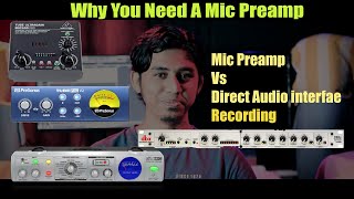 Why You Need Mic Preamp For Vocal Recording  Mic Preamp  Home Studio Recording [upl. by Weirick685]