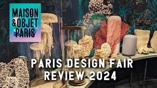 Design Trends 2024 Review of the MaisonampObjet fair in Paris [upl. by Ardet540]