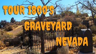 Exploring the 1800s SIlver Terrace Graveyard in Virginia City Nevada [upl. by Ykcor507]