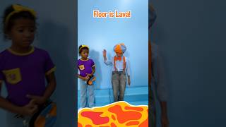 Kid Blippis ULIMATE 🔥 Floor is Lava RESCUE CHALLENGE blippi shorts [upl. by Tod260]