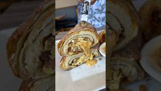 The CHURRO BRUNCH PANCAKE BURRITO from elmstreetdiner in Stamford CT hits the spot DEVOURPOWER [upl. by Al190]