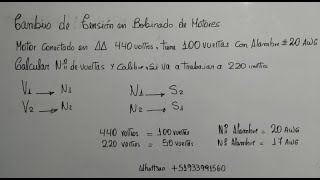 cambio de tensión en cualquier motor Trifasico o monofasico [upl. by Soalokin]