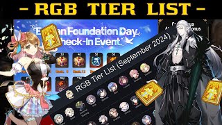 Foundation Day Selector RGB Tier List September 2024 [upl. by Ehcar]