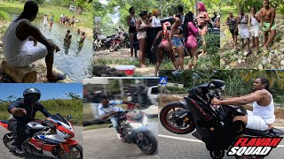 Outside in the west bike show pree stunt frenzy 🌴🌴🌴🌴🇯🇲🔥￼ [upl. by Nnairda]