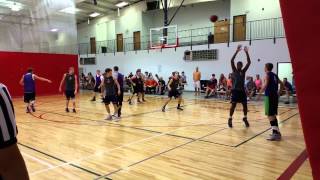 Branson Team Camp 2015  Heritage Varsity v Stoutland [upl. by Htide148]