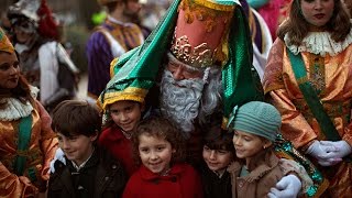 The feast of Epiphany celebrated in Spain [upl. by Nessim535]