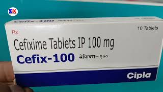 Cefix 100Mg Tablets  Cefixime Tablets  Cefix 100 Tablets Uses Benefits Dosage review in Hindi [upl. by Hullda332]