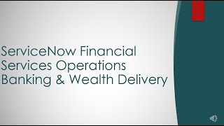 ServiceNow  Field Services Operations Banking amp Wealth Delivery  Suite Certification [upl. by Peterson465]