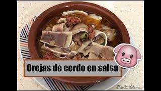 Orejas de cerdo en salsa [upl. by Annahsar830]