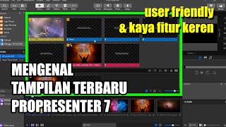 Mengenal Tampilan ProPresenter 7  Tutorial ProPresenter 7 [upl. by Maidy]