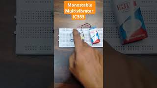 Monostable Multivibrater IC 555 elecrical amplifier experiment elecronics gateelectrical [upl. by Oivat]