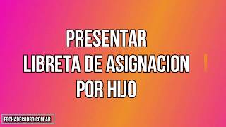 👍 ¿Como presentar la Libreta de la Asignación Universal por Hijo por Internet Paso a paso 2020 [upl. by Pietrek]