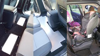 How to mount 3 ISOFIX child seats in a Renault Scénic Underfloor storage fix [upl. by Akenor]