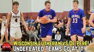 Undefeated Wisconsin Lutheran And De Pere GO AT IT Kon Knueppel Drops 38 [upl. by Dyraj]