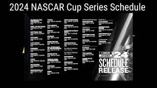 2024 NASCAR Cup Series Schedule [upl. by Ythomit]