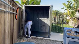 Suncast 6’ x 4’ Shed from Costco Assembly Time Lapse [upl. by Eastman]