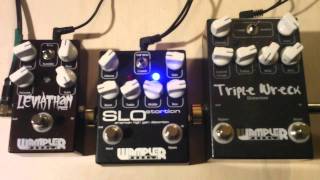 Wampler SLOstortion  Triple Wreck  Leviathan  Guitar Demo [upl. by Ahsimed]