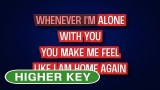 Adele  Lovesong Acoustic Version  Karaoke Higher Key [upl. by Ramel699]