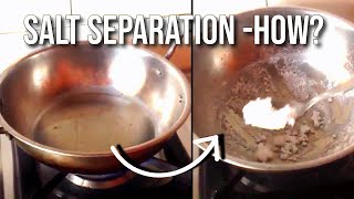 How to separate Salt Solution by Evaporation Science Experiment [upl. by Ellehcar]