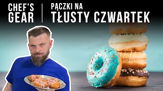 Oryginalne amerykańskie DONUTY 🍩  przepis na pyszne PĄCZKI na TŁUSTY CZWARTEK  Chef’s Gear Polska [upl. by Namzzaj]