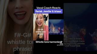 Whistle tone harmonies with Mariah Carey Ariana Grande amp Jennifer Hudson ‘Oh Santa’ 🎄 [upl. by Eldora]