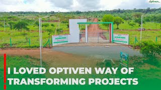 Client impressed by the Optiven way of transforming properties making them beautiful to settle [upl. by Nisaj]