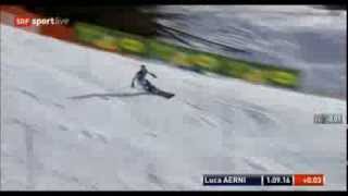 Slalom Wengen 2014  Luca Aerni  Run 2 [upl. by Truc]