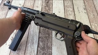 Umarex Legends MP German MP40 Legacy Review  Test Co2 45mm BB  IWA 2017 Neuheit [upl. by Trebreh]