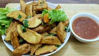 Potato Wedges Recipe Garlic wedges recipe by Food fun fusion by Gull Noor [upl. by Netnerb]