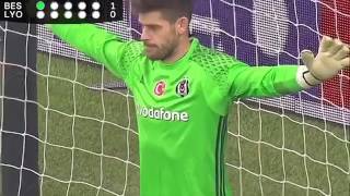 Besiktas Lyon penaltılar  Avrupa Ligi Çeyrek finali [upl. by Amandie623]